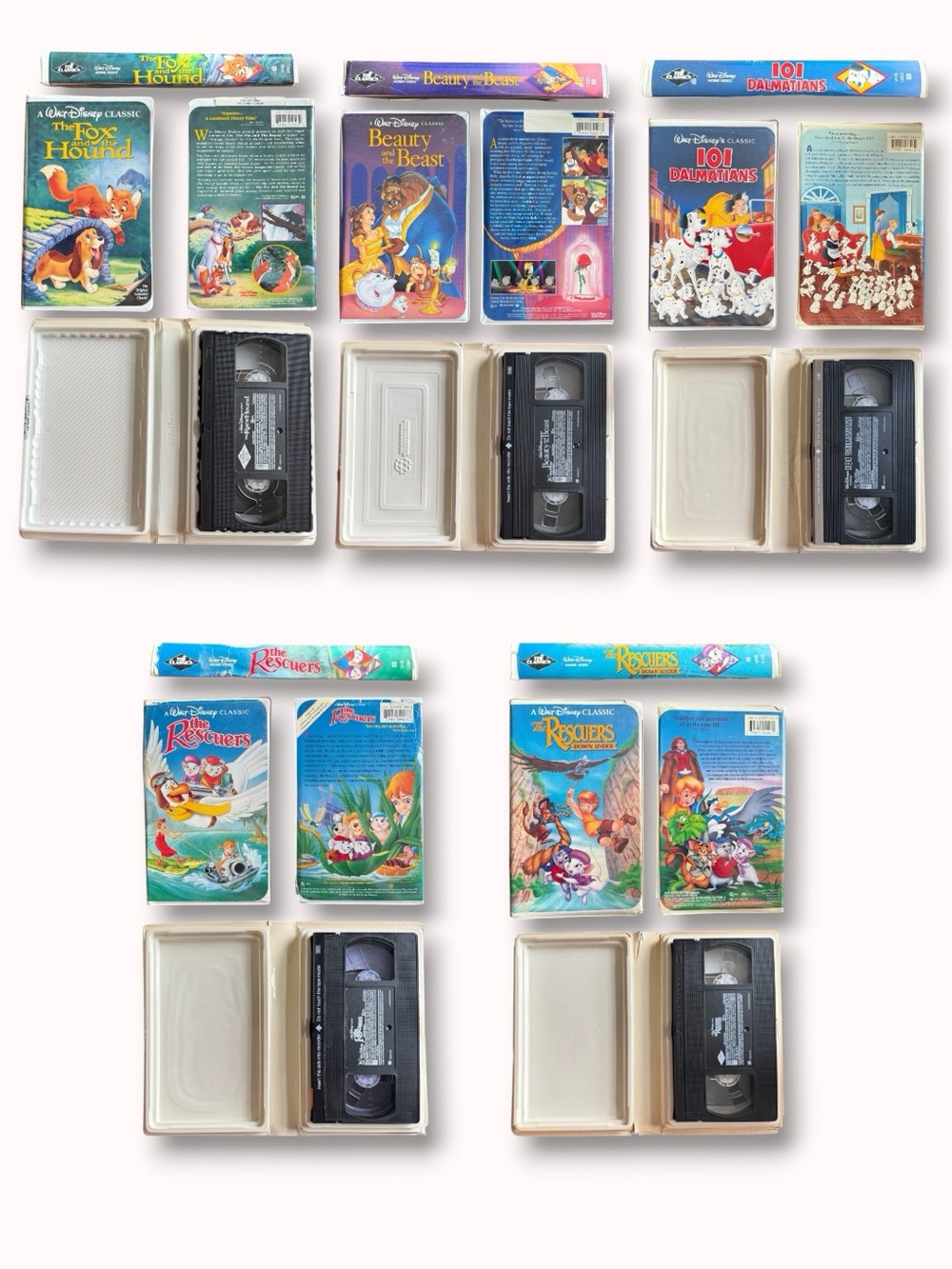 Disney Black Diamond Classics VHS bundle #1